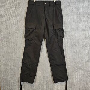 5.11 Tactical Womens Black Ripstop Cargo Pants Straight Leg Size 6 Long
